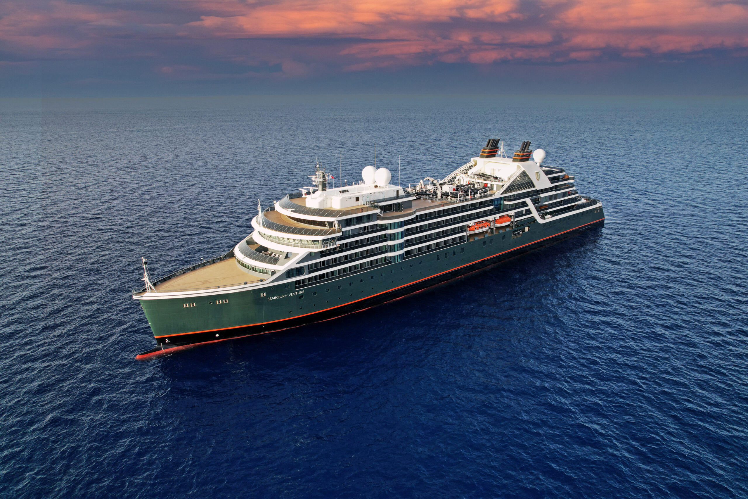 Seabourn Venture expedition ship at sea