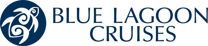 blue-lagoon-logo Blue Lagoon Cruises logo featuring stylized white spiral oceanic design